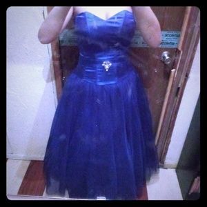 Formal blue dress